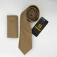 Cravate Pochette CVP160 - Beige Motif CRAVATE POCHETTE MOUBARAK SHOP