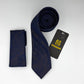 Cravate Pochette CVP167 - Bleu Motif CRAVATE POCHETTE MOUBARAK SHOP