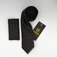 Cravate Pochette CVP200 - Noir Motif CRAVATE POCHETTE MOUBARAK SHOP