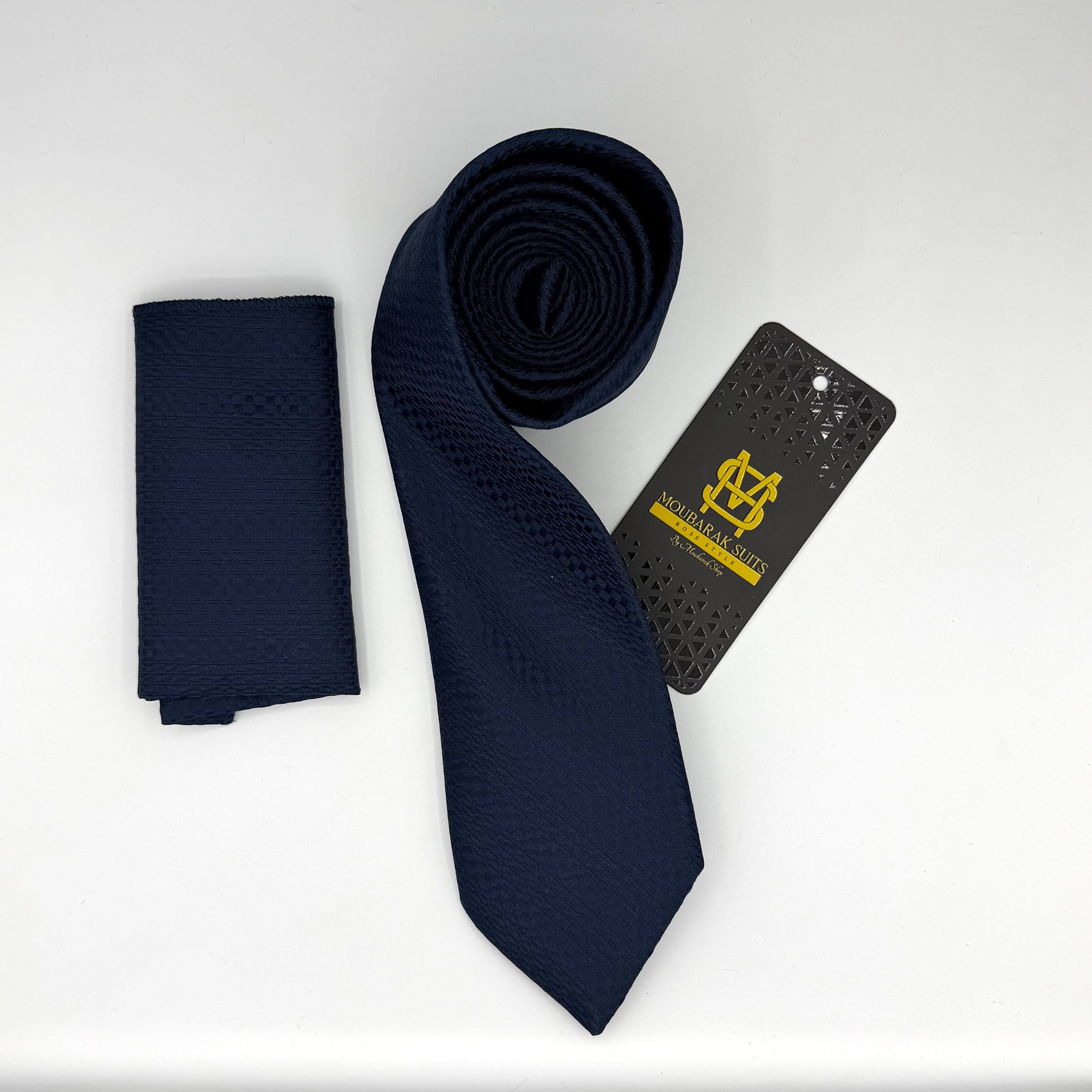 Cravate Pochette CVP206 - Bleu CRAVATE POCHETTE MOUBARAK SHOP