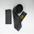 Cravate Pochette CVP207 - Noir Motif CRAVATE POCHETTE MOUBARAK SHOP