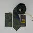 Cravate Pochette CVP213 - Vert Motif CRAVATE POCHETTE MOUBARAK SHOP