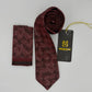 Cravate Pochette CVP219 - Rouge Motif CRAVATE POCHETTE MOUBARAK SHOP