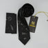 Cravate Pochette CVP222 - Noir Motif CRAVATE POCHETTE MOUBARAK SHOP