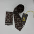 Cravate Pochette CVP226 - Marron Motif CRAVATE POCHETTE MOUBARAK SHOP