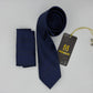 Cravate Pochette CVP227 - Bleu Motif CRAVATE POCHETTE MOUBARAK SHOP