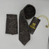 Cravate Pochette CVP239 - Marron Motif CRAVATE POCHETTE MOUBARAK SHOP