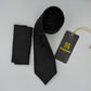 Cravate Pochette CVP243 - Noir CRAVATE POCHETTE MOUBARAK SHOP
