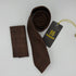 Cravate Pochette CVP278 - Marron Motif CRAVATE POCHETTE MOUBARAK SHOP