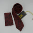 Cravate Pochette CVP280 - Rouge Motif CRAVATE POCHETTE MOUBARAK SHOP