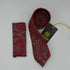 Cravate Pochette CVP283 - Rouge Motif CRAVATE POCHETTE MOUBARAK SHOP