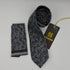 Cravate Pochette CVP295 - Bleu Motif CRAVATE POCHETTE MOUBARAK SHOP