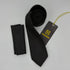 Cravate Pochette CVP297 - Noir Motif CRAVATE POCHETTE MOUBARAK SHOP
