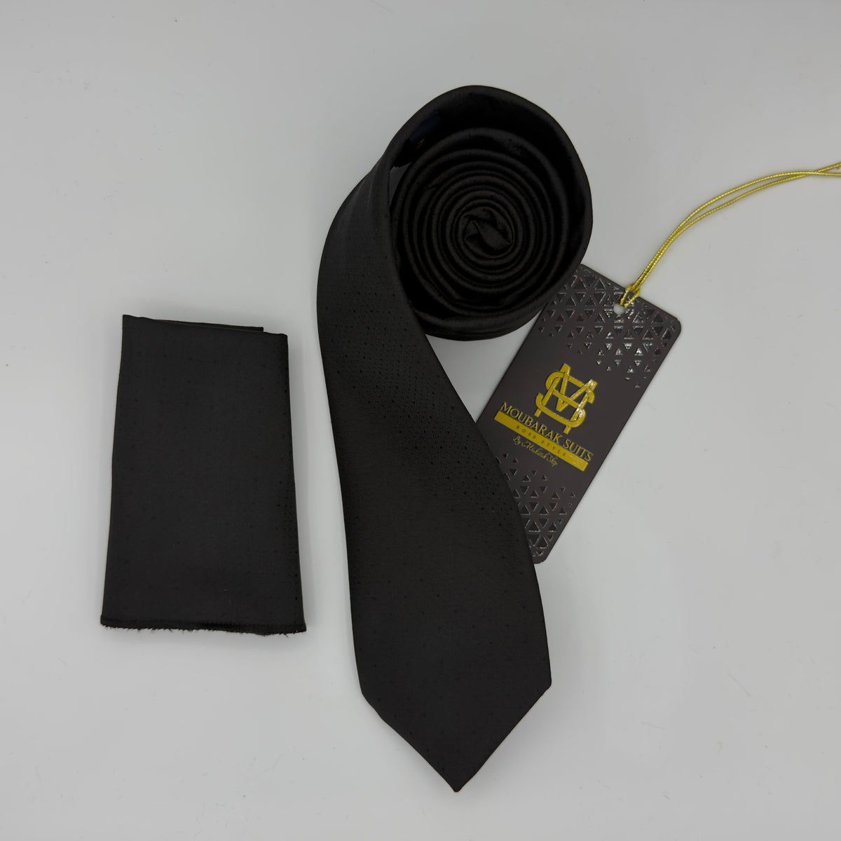 Cravate Pochette CVP300 - Noir CRAVATE POCHETTE MOUBARAK SHOP