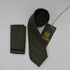 Cravate Pochette CVP312- Noir Motif CRAVATE POCHETTE MOUBARAK SHOP