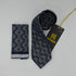 Cravate Pochette CVP314 - Bleu Motif CRAVATE POCHETTE MOUBARAK SHOP
