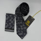 Cravate Pochette CVP322 - Noir Motif CRAVATE POCHETTE MOUBARAK SHOP