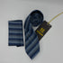 Cravate Pochette CVP336 - Bleu Motif CRAVATE POCHETTE MOUBARAK SHOP