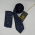 Cravate Pochette CVP339 - Bleu Motif CRAVATE POCHETTE MOUBARAK SHOP