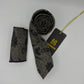 Cravate Pochette CVP340 - Noir Motif CRAVATE POCHETTE MOUBARAK SHOP