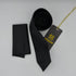 Cravate Pochette CVP349 - Noir CRAVATE POCHETTE MOUBARAK SHOP