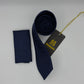 Cravate Pochette CVP350 - Bleu Motif CRAVATE POCHETTE MOUBARAK SHOP