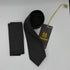 Cravate Pochette CVP358 - Noir Motif CRAVATE POCHETTE MOUBARAK SHOP