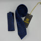 Cravate Pochette CVP362 - Bleu Motif CRAVATE POCHETTE MOUBARAK SHOP