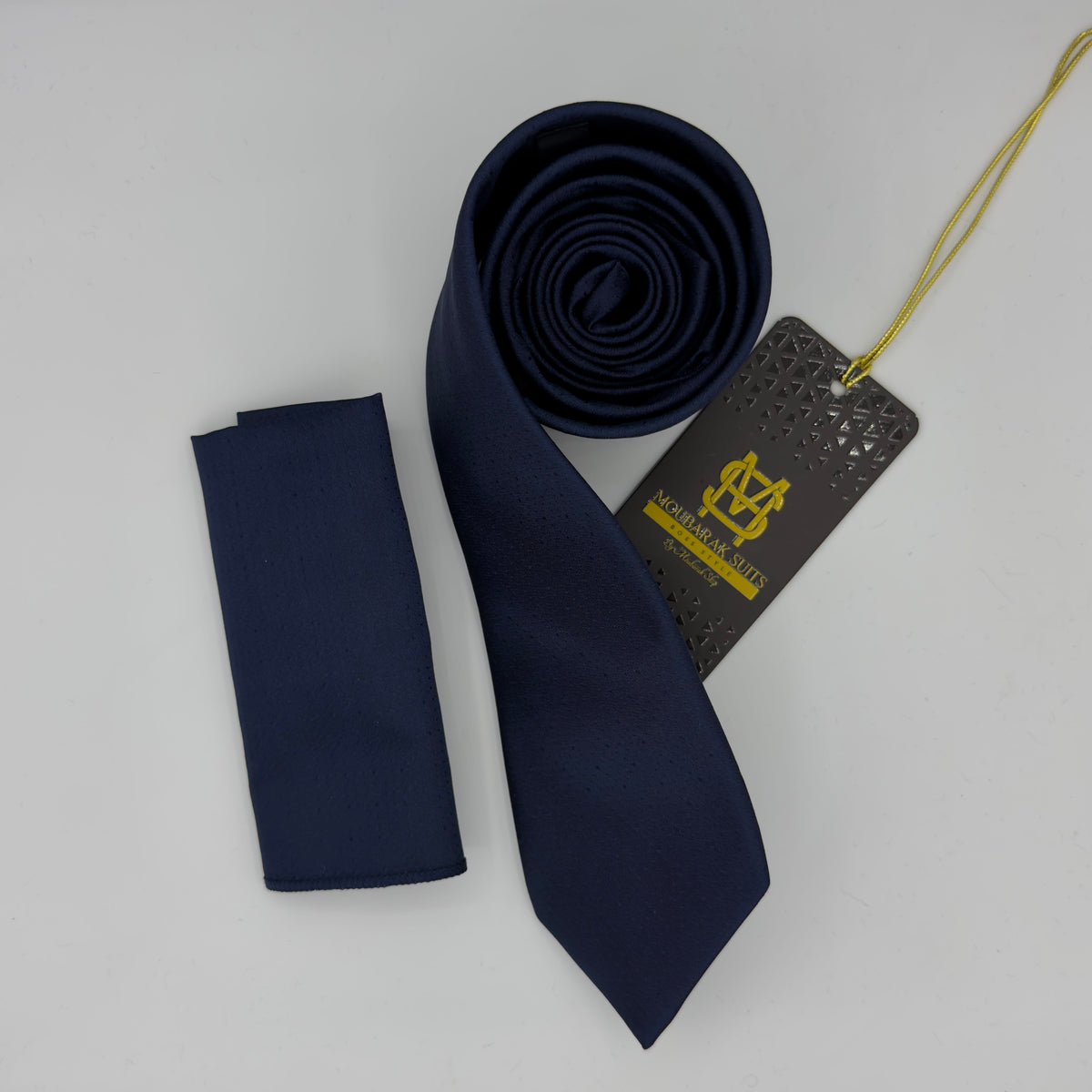 Cravate Pochette CVP371 - Bleu CRAVATE POCHETTE MOUBARAK SHOP