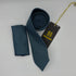Cravate Pochette CVP378 - Bleu Motif CRAVATE POCHETTE MOUBARAK SHOP