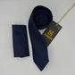 Cravate Pochette CVP380 - Bleu Motif CRAVATE POCHETTE MOUBARAK SHOP