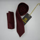 Cravate Pochette CVP383 - Rouge Motif CRAVATE POCHETTE MOUBARAK SHOP