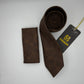 Cravate Pochette CVP385 - Marron Motif CRAVATE POCHETTE MOUBARAK SHOP