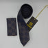Cravate Pochette CVP414 - Bleu Motif CRAVATE POCHETTE MOUBARAK SHOP