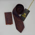 Cravate Pochette CVP424 - Orange Motif CRAVATE POCHETTE MOUBARAK SHOP