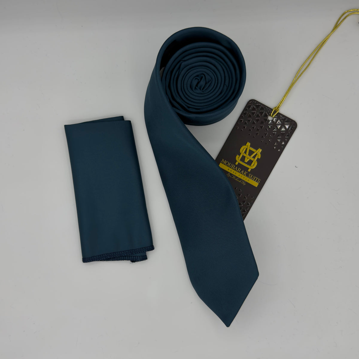Cravate Pochette CVP426 - Bleu CRAVATE POCHETTE MOUBARAK SHOP