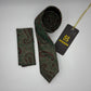Cravate Pochette CVP431 - Vert Motif CRAVATE POCHETTE MOUBARAK SHOP