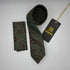 Cravate Pochette CVP431 - Vert Motif CRAVATE POCHETTE MOUBARAK SHOP