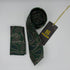 Cravate Pochette CVP438 - Vert Motif CRAVATE POCHETTE MOUBARAK SHOP
