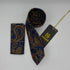 Cravate Pochette CVP439 - Bleu Motif CRAVATE POCHETTE MOUBARAK SHOP