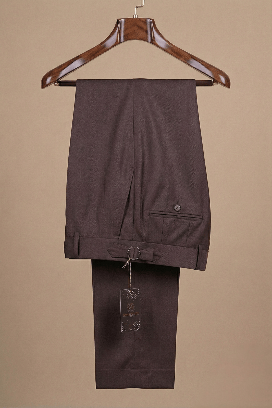 Pantalon Marron Chocolat Super 200’s (Super Cent) – MOUBARAK SUITS PANTALON MOUBARAK SHOP