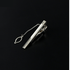 Pince à Cravate Argentée avec Chaînette PNC0009 PINCE MOUBARAK SHOP
