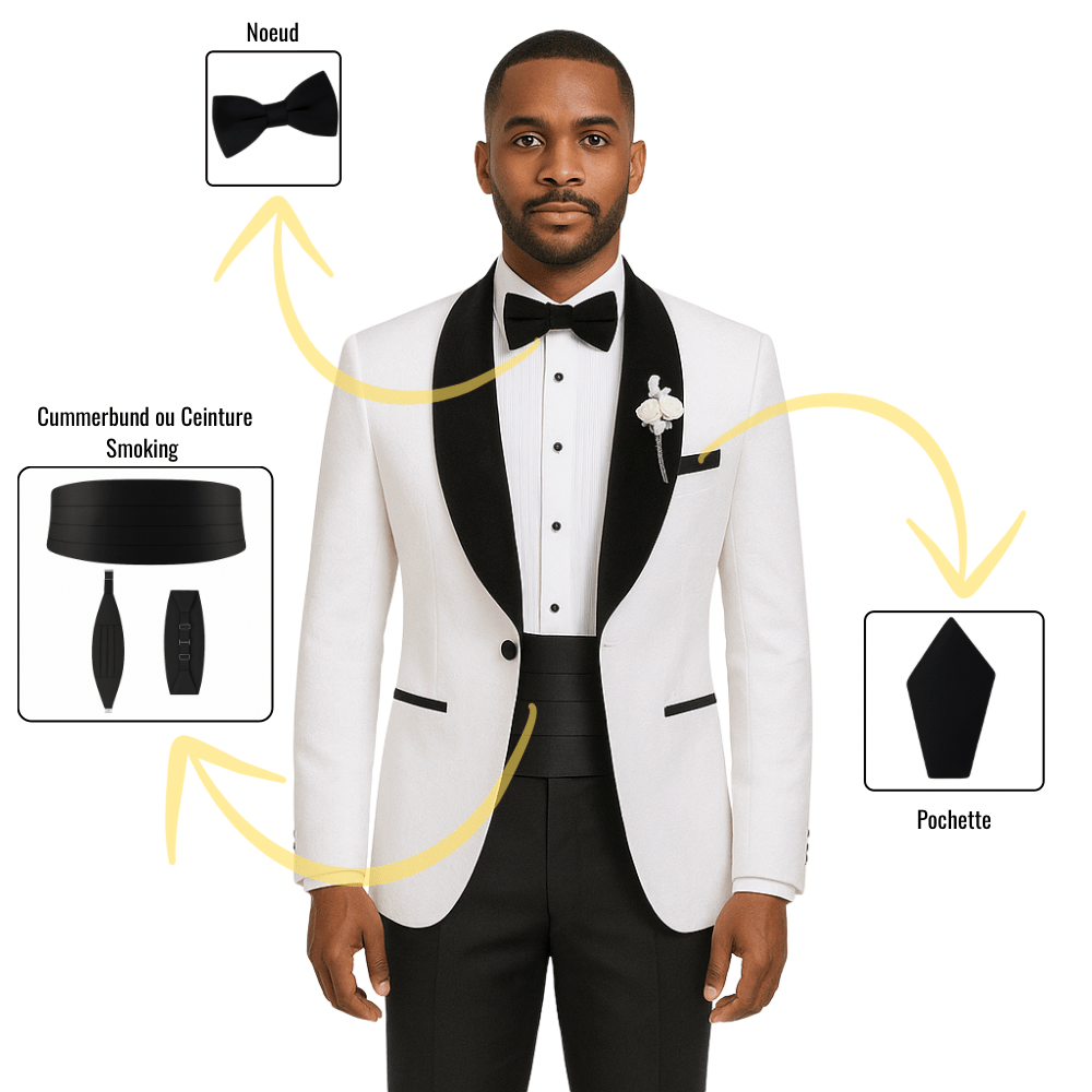 Set Ceinture de smokings - Cummerbund Cummerbund MOUBARAK SHOP