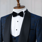 Ensemble smoking 3 pieces blanc et pantalon de mariage noir - Costume de mariage pour homme a Dakar SMOKINGS MOUBARAK SHOP