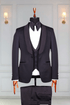 Ensemble smoking noir et pantalon de mariage noir SMOKINGS MOUBARAK SHOP