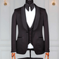 Ensemble smoking rouge bordeaux et pantalon de mariage noir SMOKINGS MOUBARAK SHOP