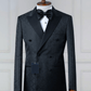 Ensemble smoking 3 pieces blanc et pantalon de mariage noir - Costume de mariage pour homme a Dakar SMOKINGS MOUBARAK SHOP