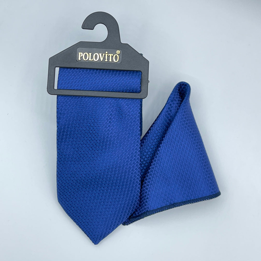 Cravate Pochette CVP026 - Bleu