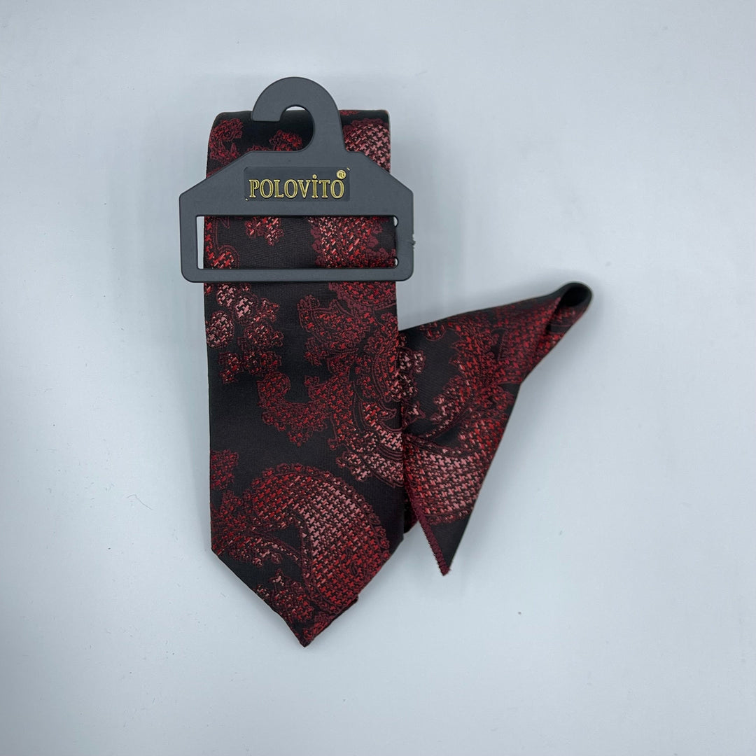 Cravate Pochette CVP020 - Rouge