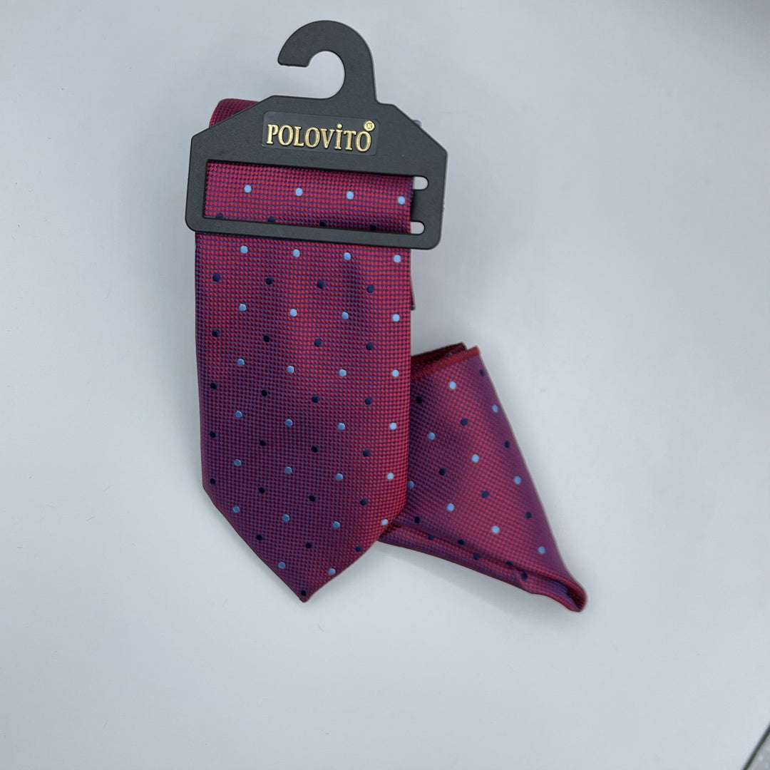 Cravate Pochette CVP012 - Rouge